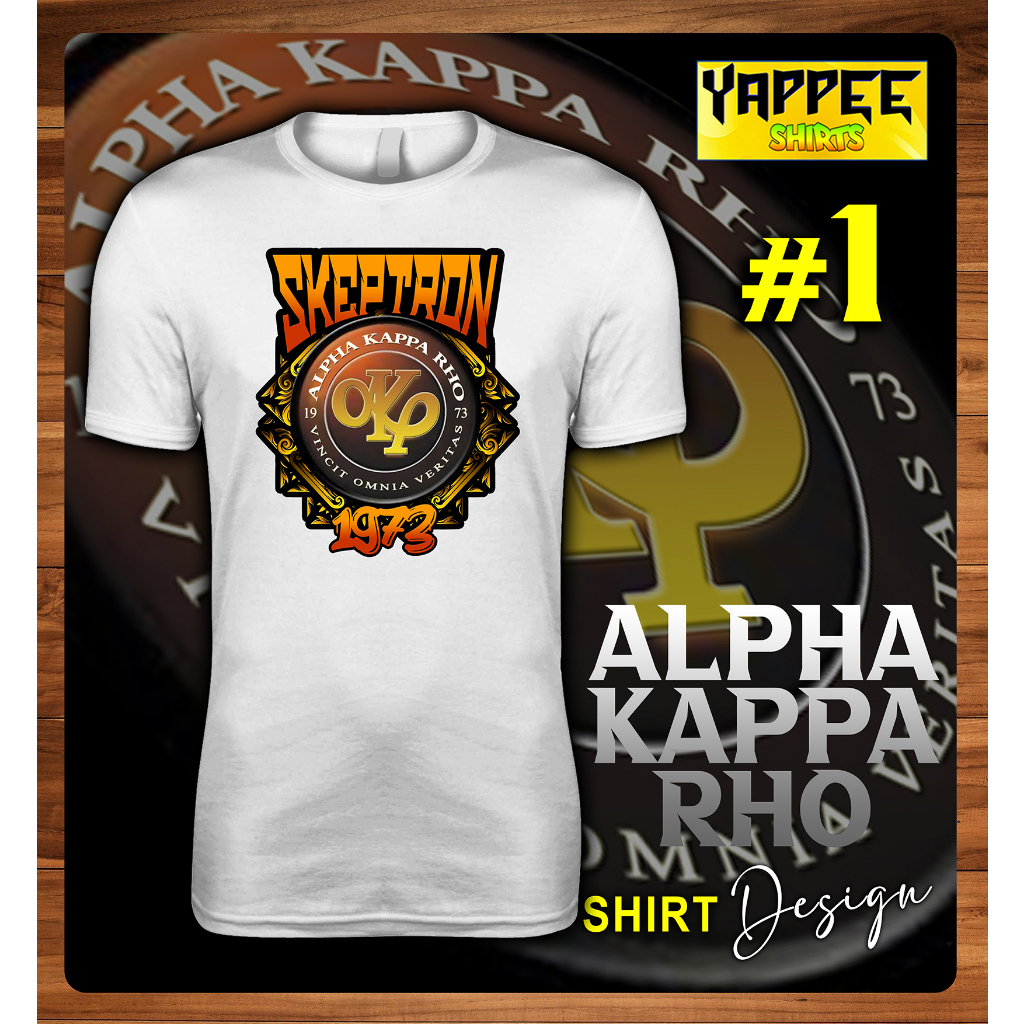 SKEPTRON Alpha Kappa Rho Frat Shirt Design | Shopee Philippines