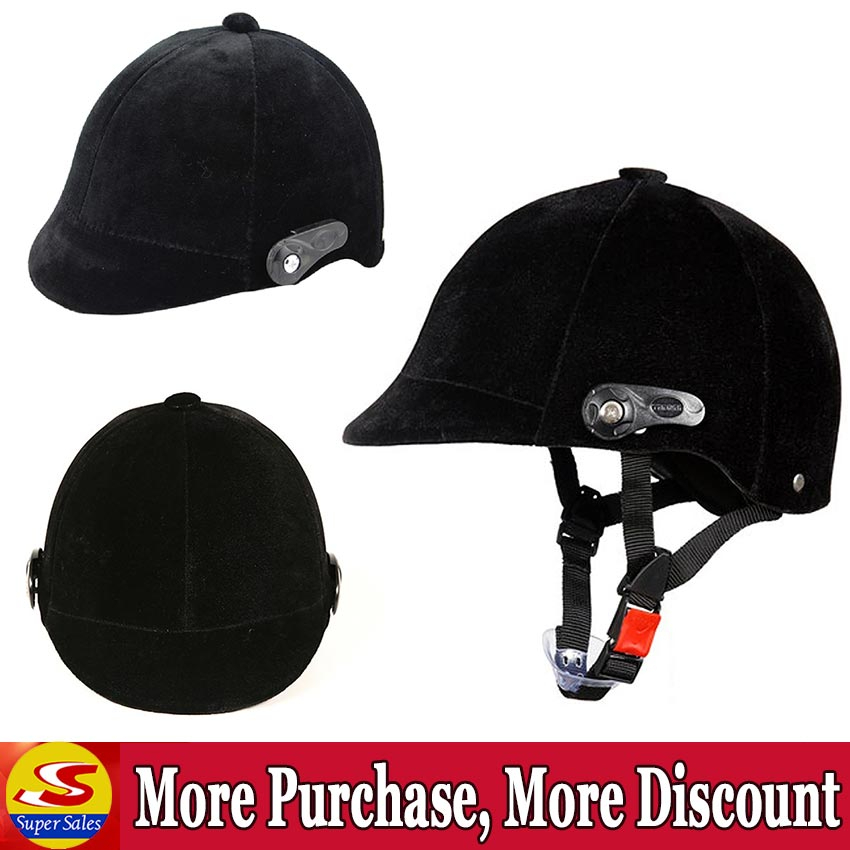 【SuperSales】Riding Helmet Adjustable Equestrian Helmet Free Size Hat ...