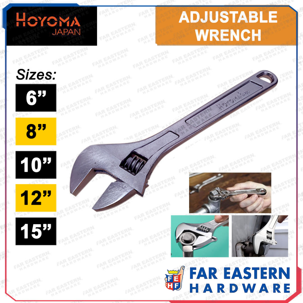 HOYOMA Adjustable Wrench 8