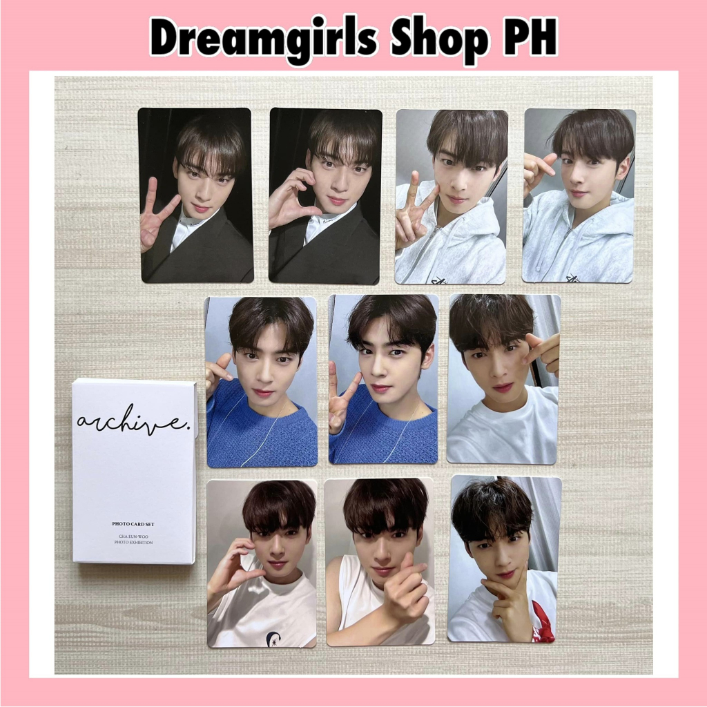 CHA EUN WOO Photo Exhibition Official Photocard PC | Shopee Philippines
