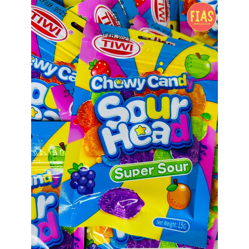 12 Sour Head Chewy Candy Shopee Philippines