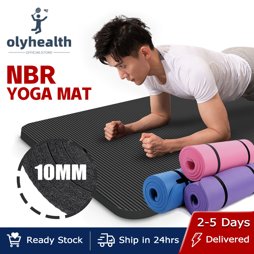 Olyhealth Yoga Mat Exercise Mat Yoga Matt For Workout NEW SIZE 183CM X ...