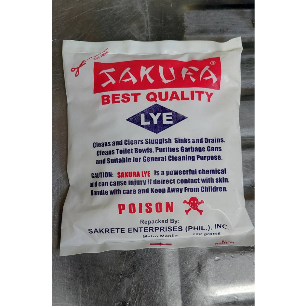 Sakura Lye powder flakes pellet metal hydroxide lesco champion sosa