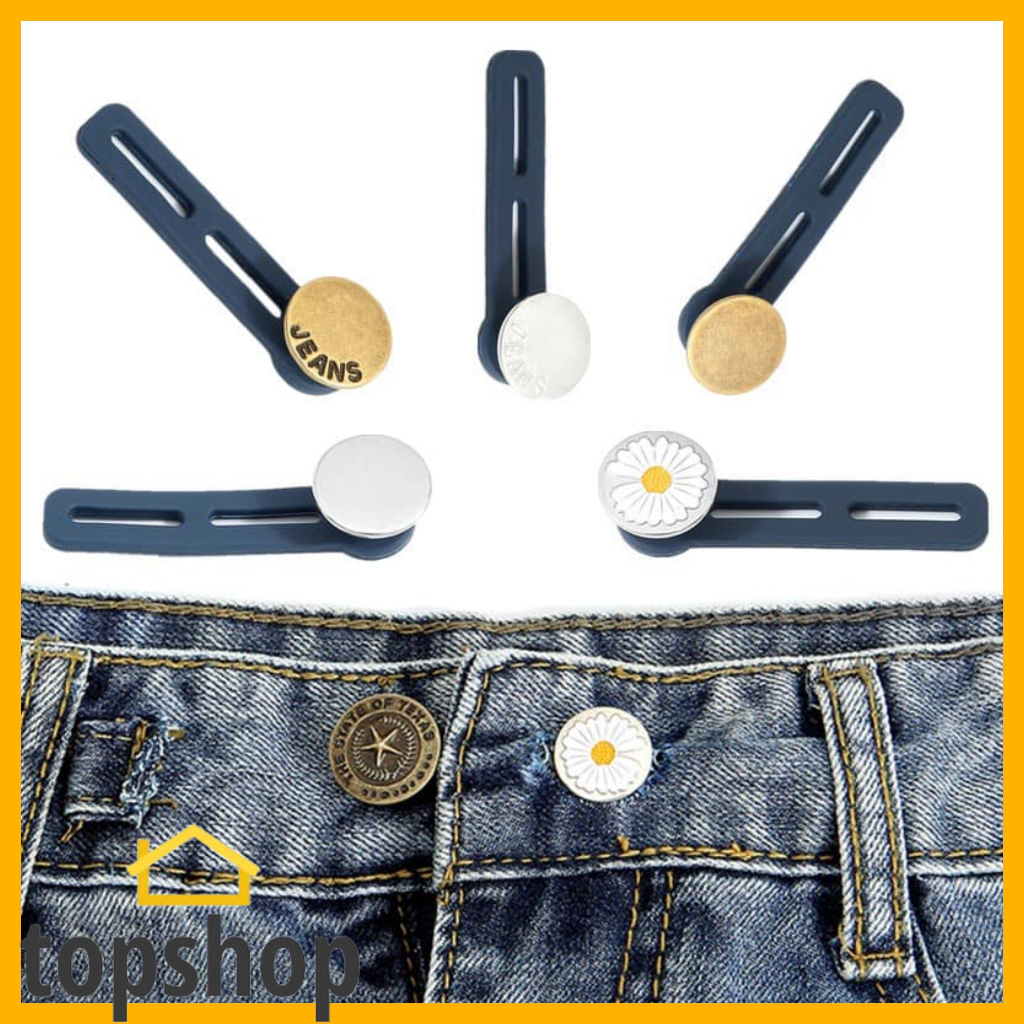 TOPSHOP 1pc Waist Adjustable Detachable Button Pads Waist Extender ...