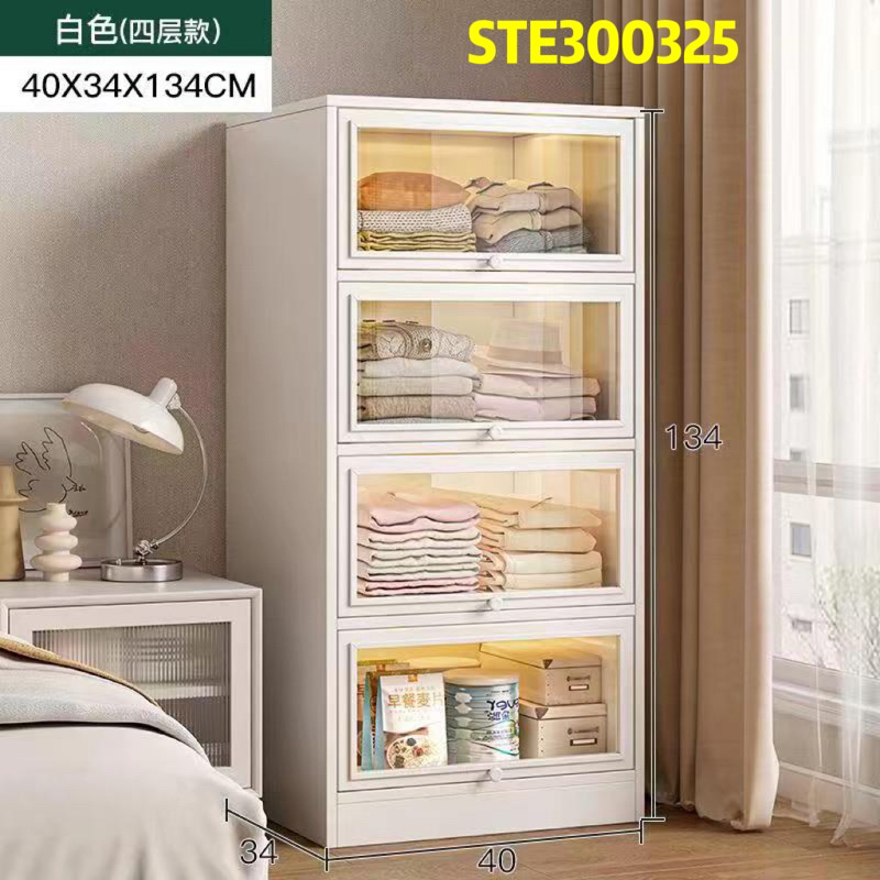 Storage cabinet living room dust-proof rack display cabinet home ...