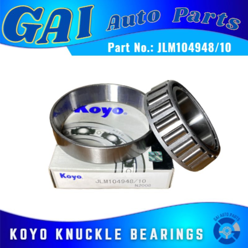 KOYO Knuckle Bearings for Toyota Land Cruiser (JLM104948/10) Genuine ...