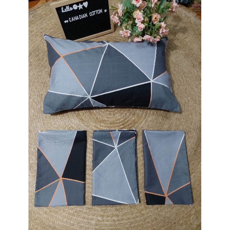 pillow case canadian cotton 20x30 with zipper Shopee Philippines