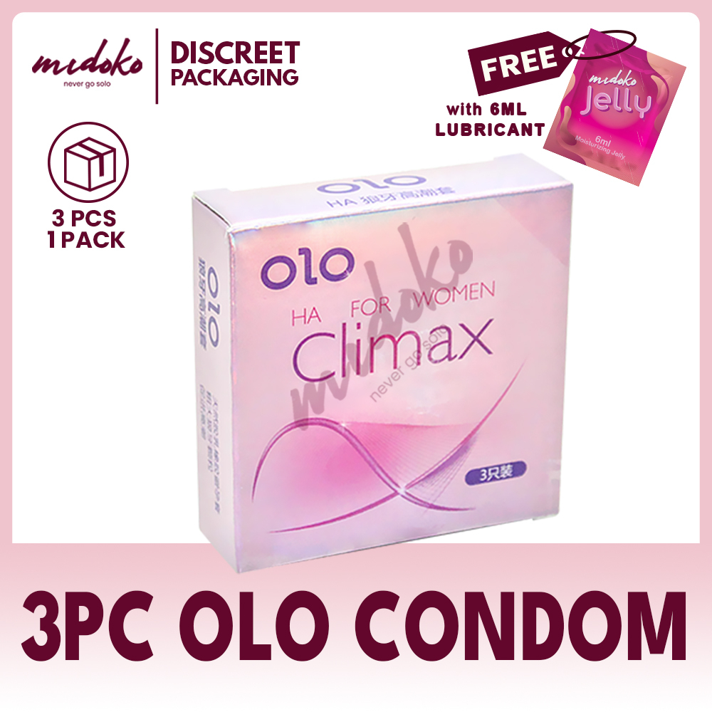 Midoko 3 pc Condoms OLO HA For Women Climax Condom for Girls Sex Toys for  Woman | Shopee Philippines