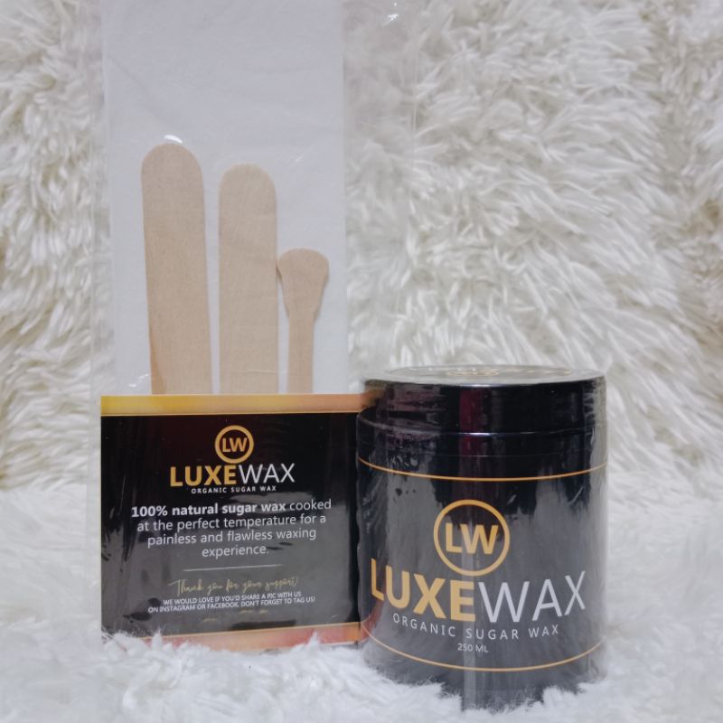 LuxeWax Organic Sugar Hair Wax Removal Bikini Hair Removal Sunflower