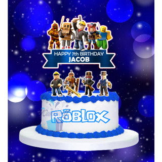 Roblox Boy Cake Topper (Customized Name and Age) | Shopee Philippines