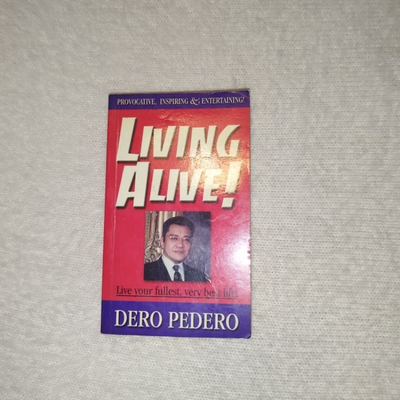 Living Alive by Dero Pedero Book | Shopee Philippines