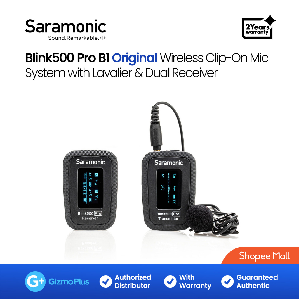 Saramonic Blink 500 Pro B1 Wireless Lavalier Microphone Noise