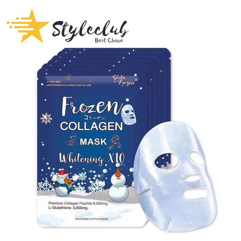 Styleclub Frozen Collagen Whitening Moisturizing Face Mask | Shopee ...