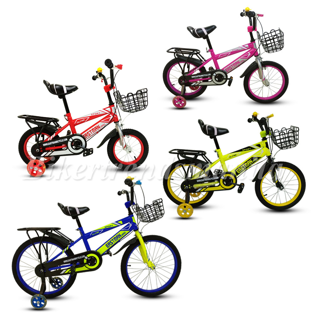 20 inch bicycle kids bike with training wheels for girls and boys multi