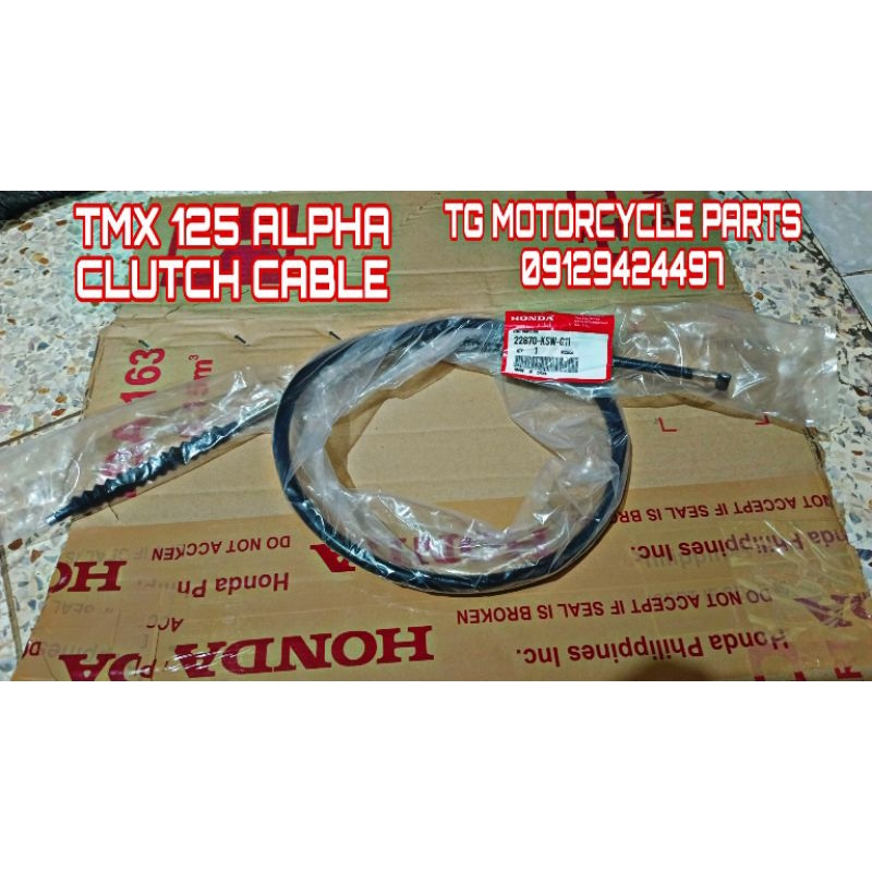 TMX 125 ALHPA CLUTCH CABLE ORIGINAL HONDA Shopee Philippines
