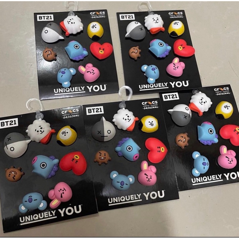 BT21 CROCS JIBBITZ SET from CROCS KOREA Shopee Philippines