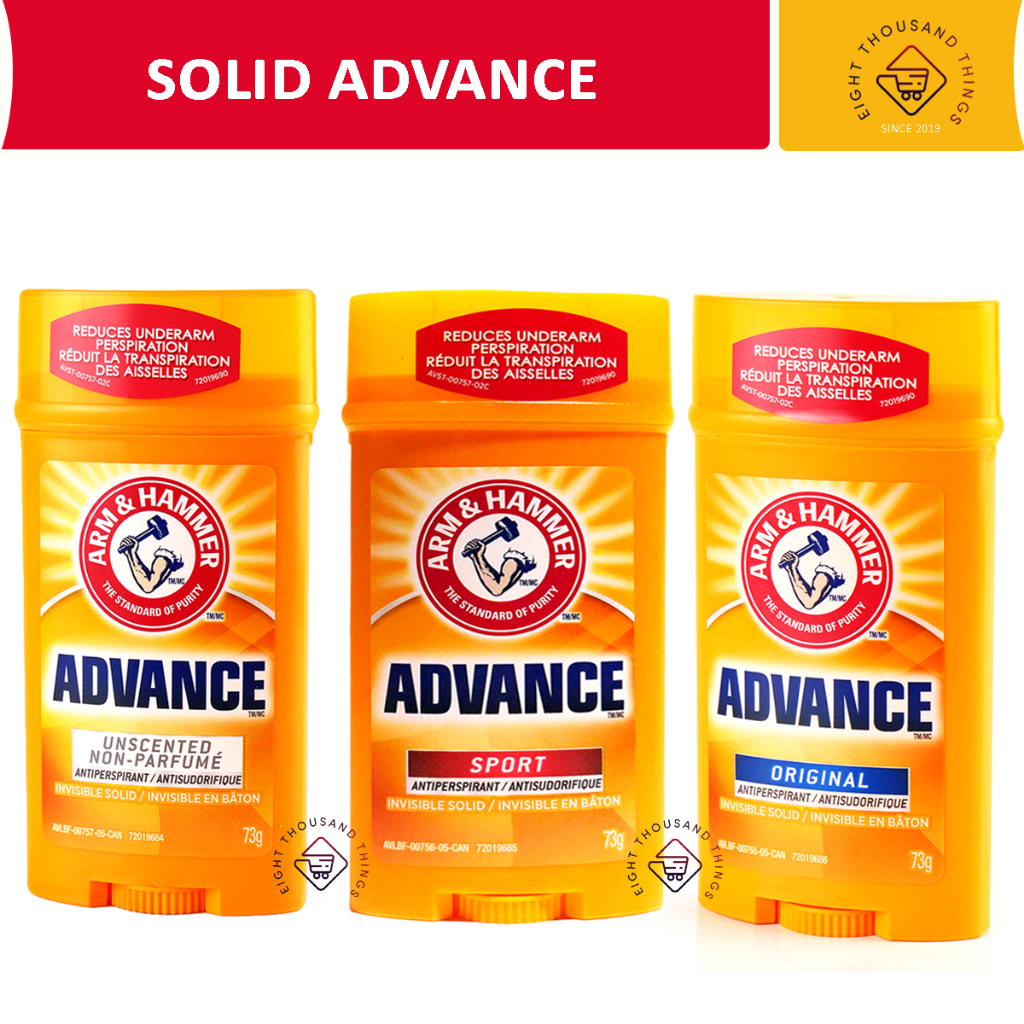 Arm & Hammer Advance Invisible Solid Antiperspirant Deodorant for Men