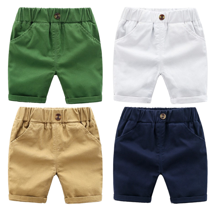 Baby Steps Cotton Cute Kid Girl Boy Short Pants Bottom Shorts Pambata