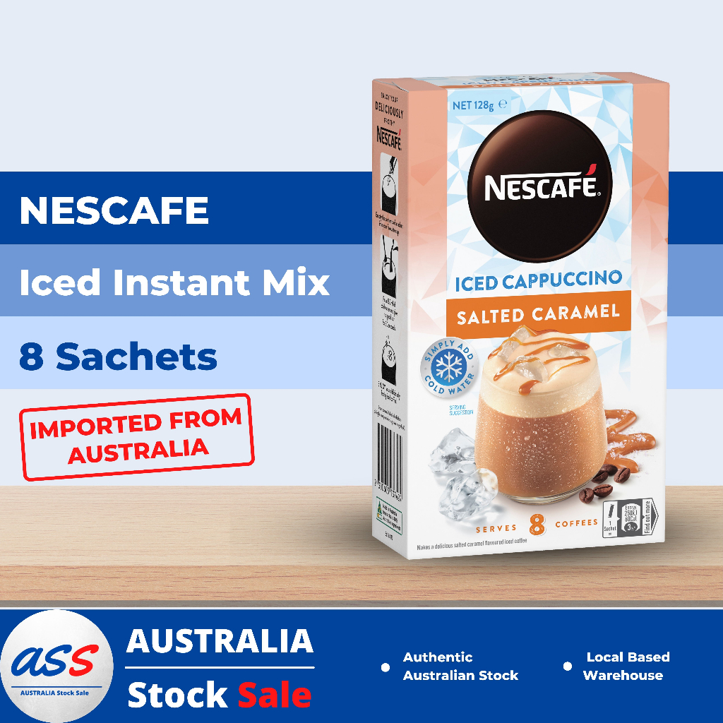 Nescafe Salted Caramel Iced Coffee Cappuccino, 8s | Shopee Philippines