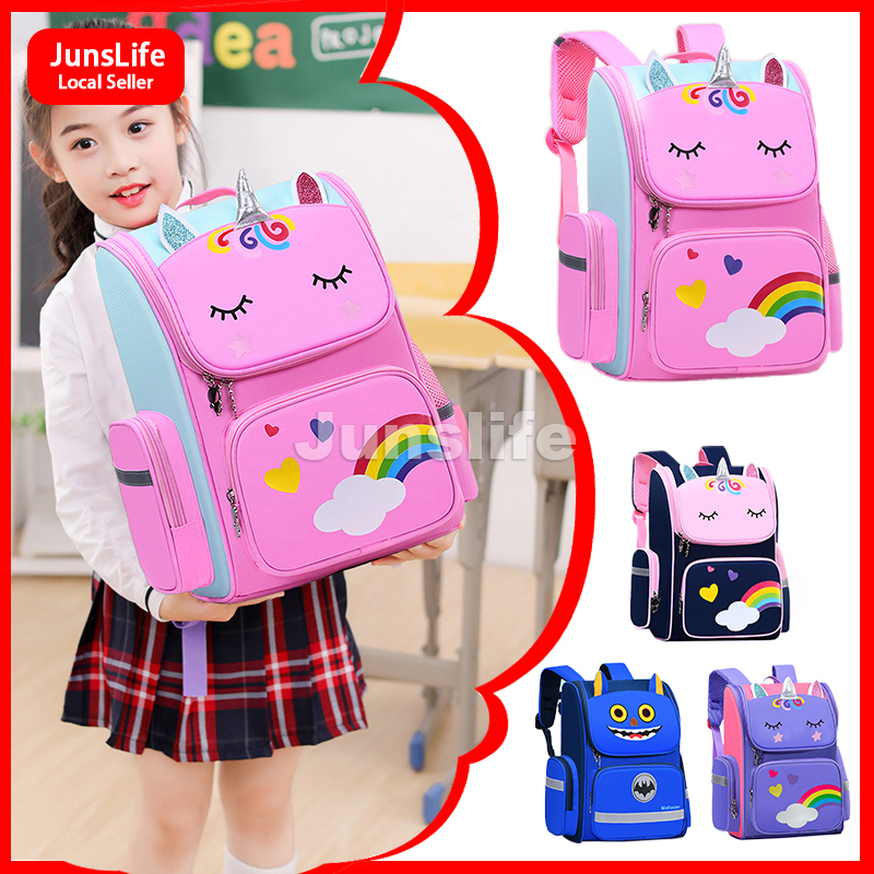 Girls Unicorn Schoolbags Cartoon Backpack Kindergarten Primary School ...