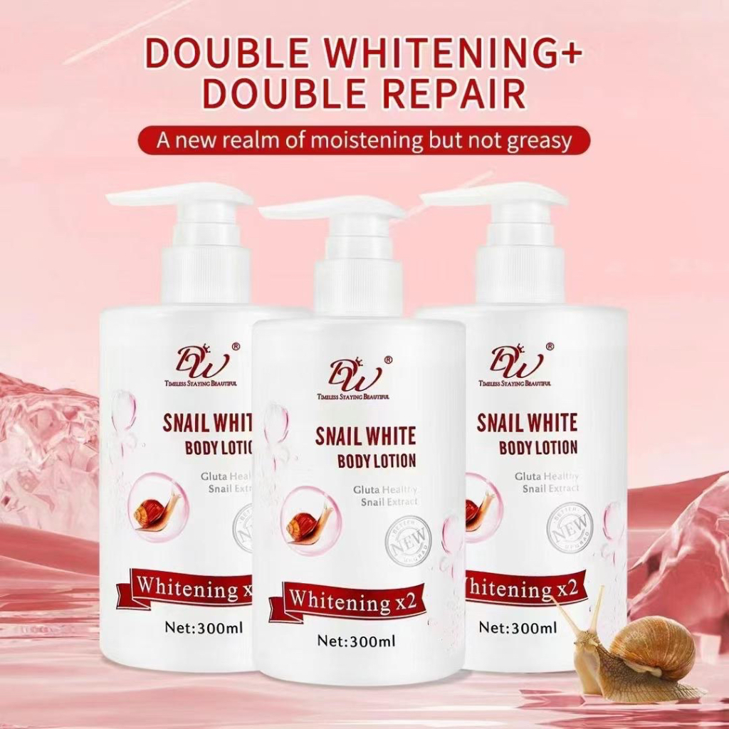 DW Moisturizing Snail White Body Lotion Get Brighter Skin Shopee