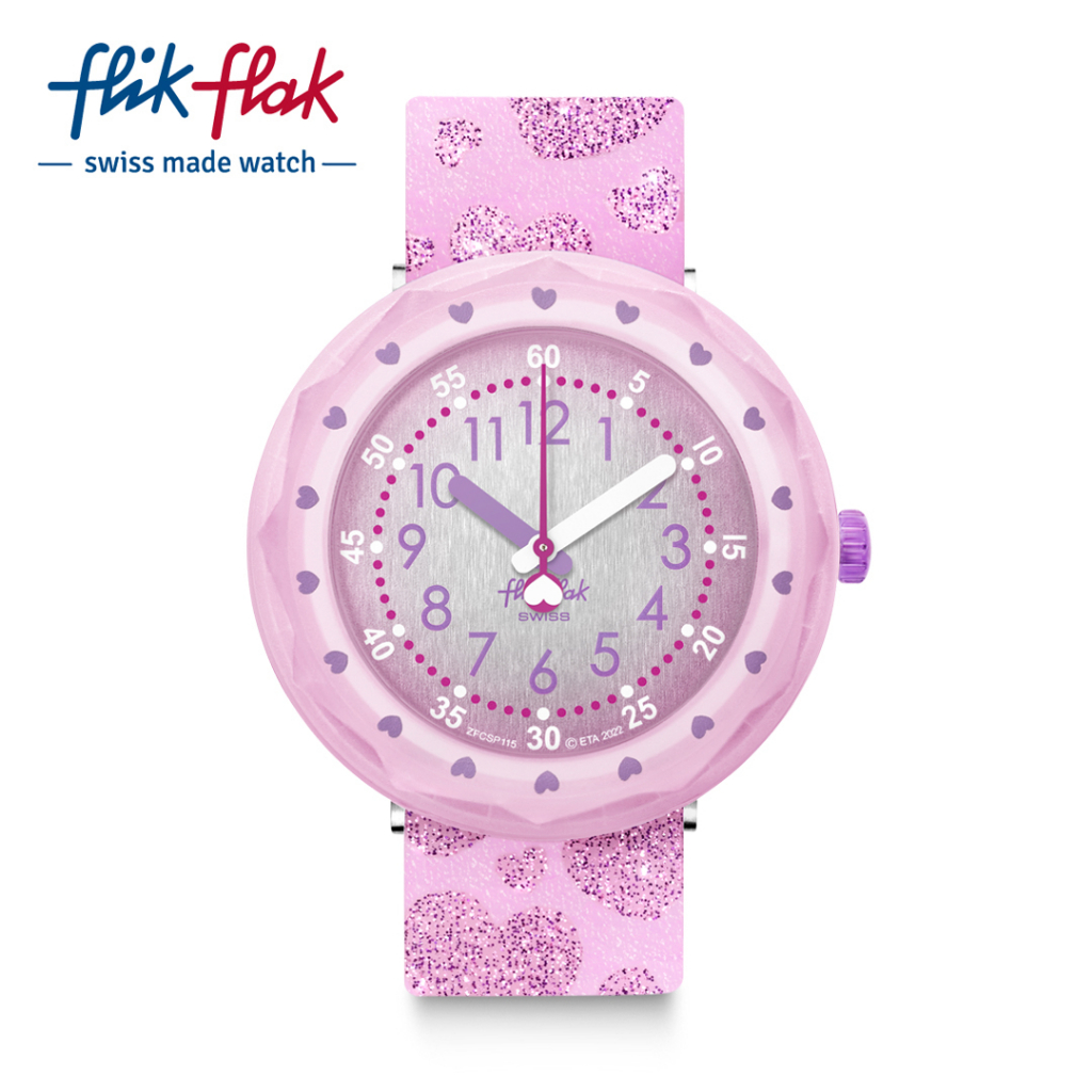 Flik Flak Lovaxus FCSP115 Pink Silicone Strap Watch | Shopee Philippines