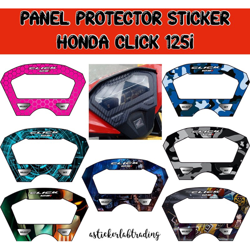 PANEL PROTECTOR FOR HONDA CLICK 125i PRINTED LAMINATED | Shopee Philippines