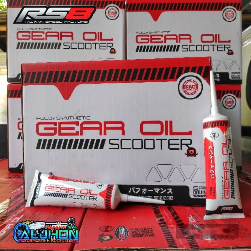 RS8 SCOOTER GEAR OIL 80W50 MA 120ml (Fully synthetic) Shopee Philippines