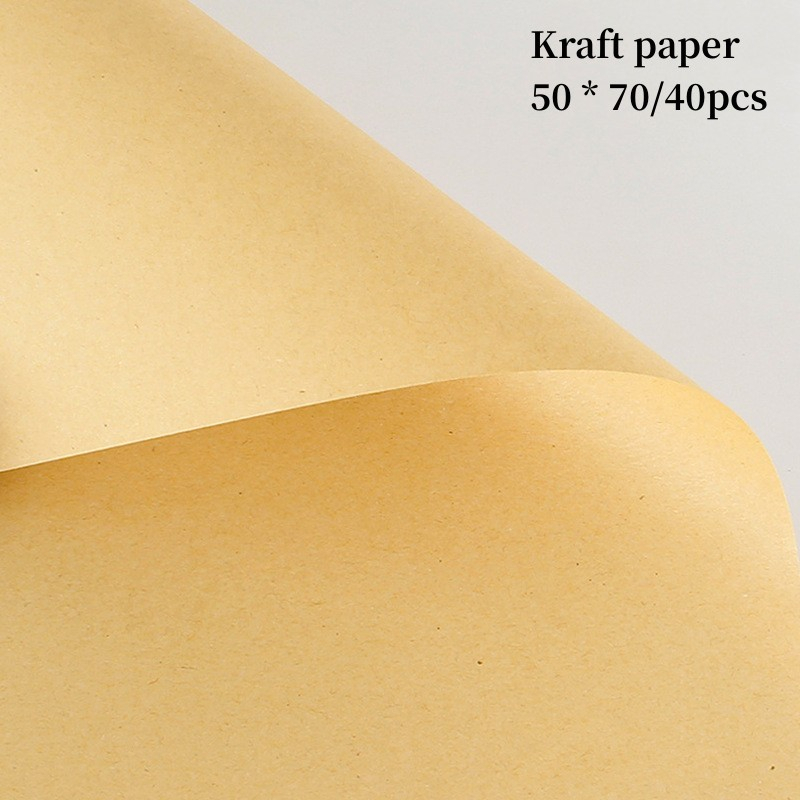 Solid colored kraft paper fruit gift , kraft paper raw materials