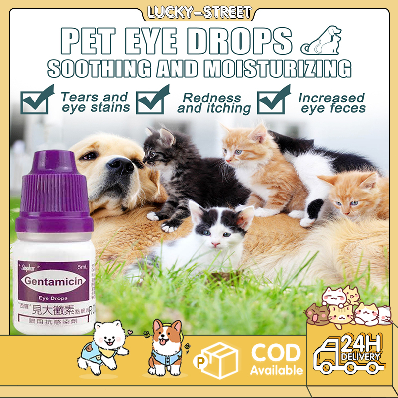 Pet Eye Drops,Dog & Cat Soothing Eye Rinse Cleaner & Daily Tear Stain