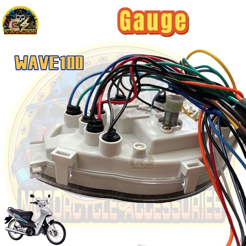 CS Motorcycle Speedometer Gauge Assembly Wave 100 | Shopee Philippines