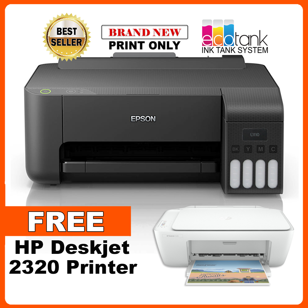 Epson L1110 printer with FREE HP Deskjet 2320 printer READY TO SHIP