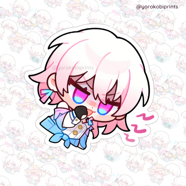 [SET1/7] Honkai: Star Rail - March 7th - Chibi, Emoji - Waterproof ...