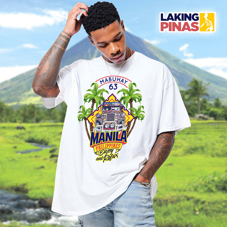 Unisex PH Exclusive Ifugao Rice Terraces Graphic T-Shirt- White