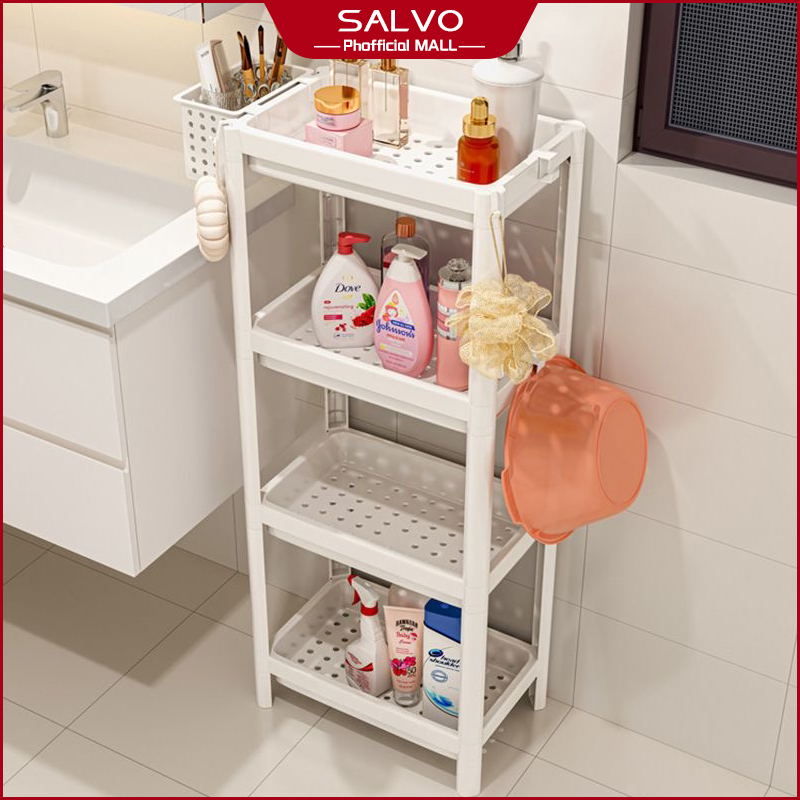 SALVO 5 Layer Corner Bathroom Rack Triangular Bathroom Corner Organizer