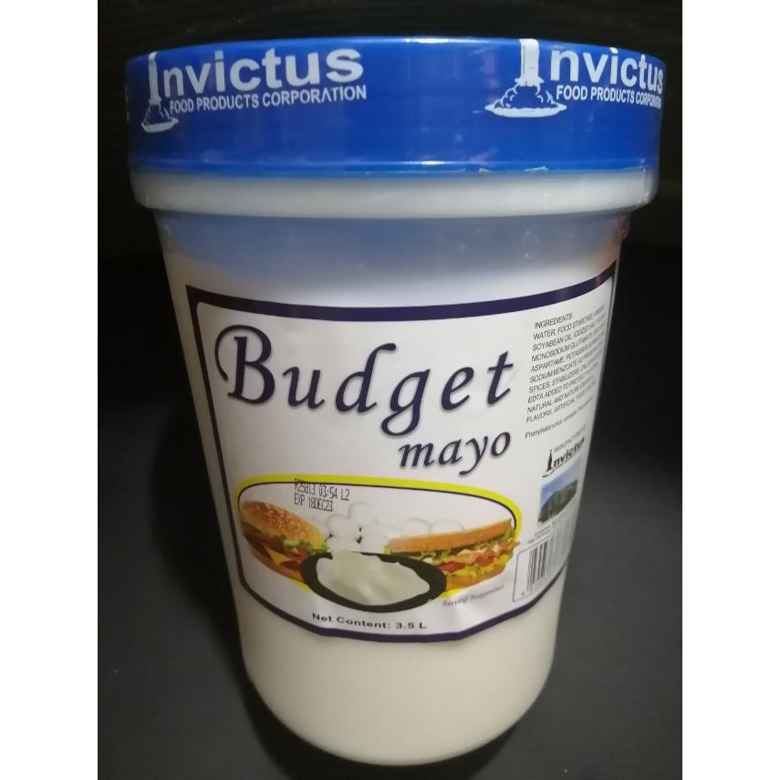 Invictus Budget Mayo 3.5L | Shopee Philippines