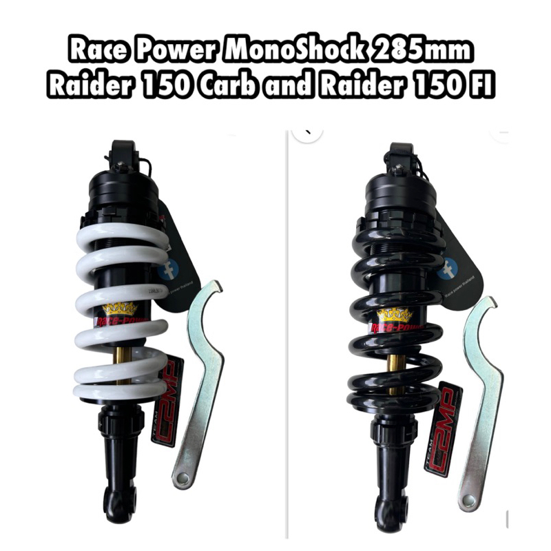 Race Power 285mm Raider 150 Carb and Raider 150 FI Mono Shock without ...