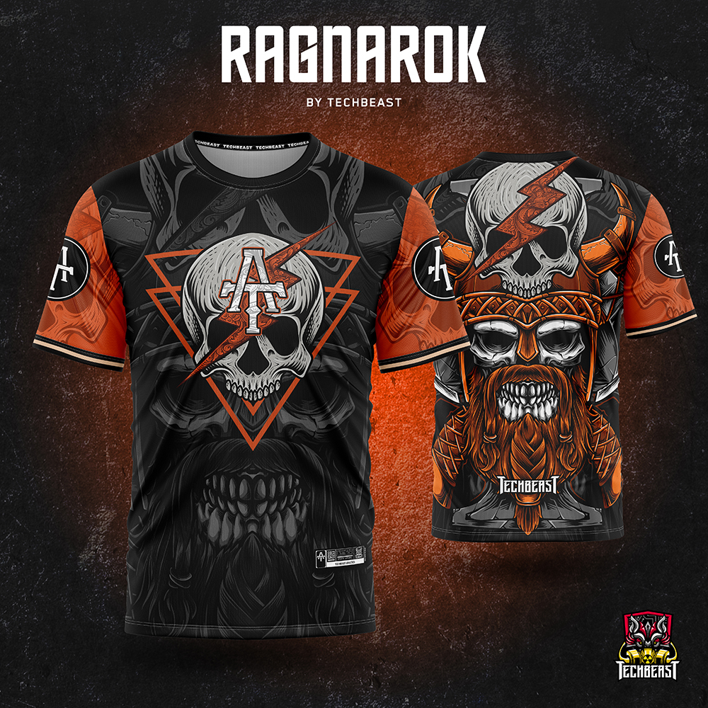 Ragnarok T-Shirt Full Sublimation Jersey Clothing Techbeast | Shopee ...