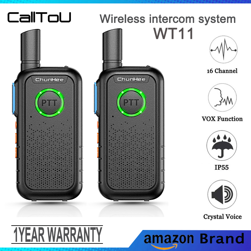 CallToU Wireless Walkie Talkie 16 Channel Two Way Radio for