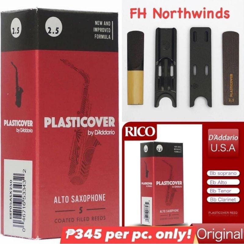 U.S.A Original D’Addario RICO • Alto Sax• PLASTICOVER REEDS ️(per piece