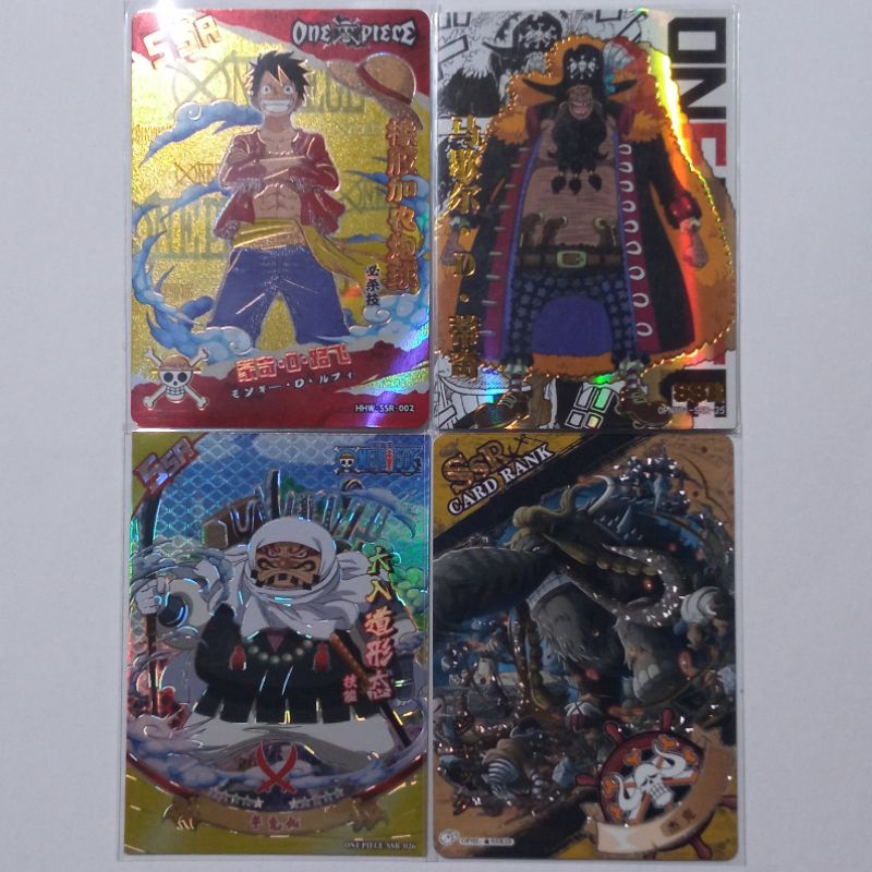One Piece SSR Rarity Collectible Cards (Set A) | Shopee Philippines