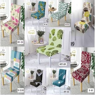 Feather Pattern Printed Elastic Chair Cover for Dining Room - China Dining  Chair Covers and Printed Chair Covers price