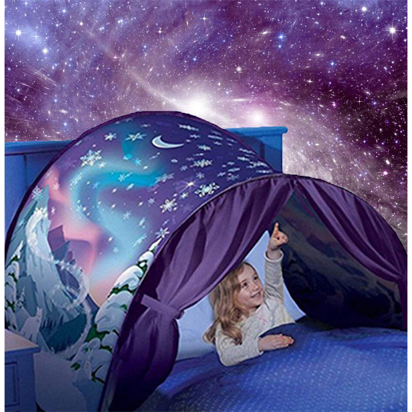 Dream Tents Fantasy Fun for Kids Foldable Play Tents Pop up Indoor Bed ...