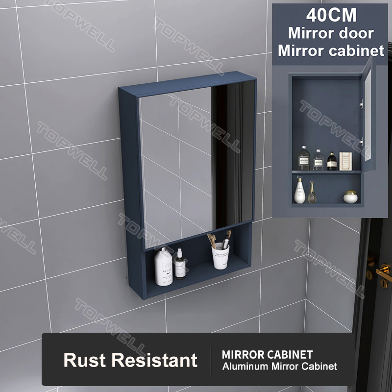 Bathroom Mirror With Shelf Wall Mirror for Toilet Mirror