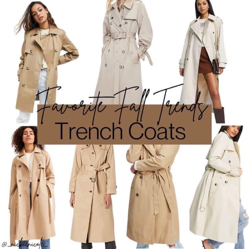 TRENCHCOAT NEW ARRIVAL (NJ01-NJ50) | Shopee Philippines