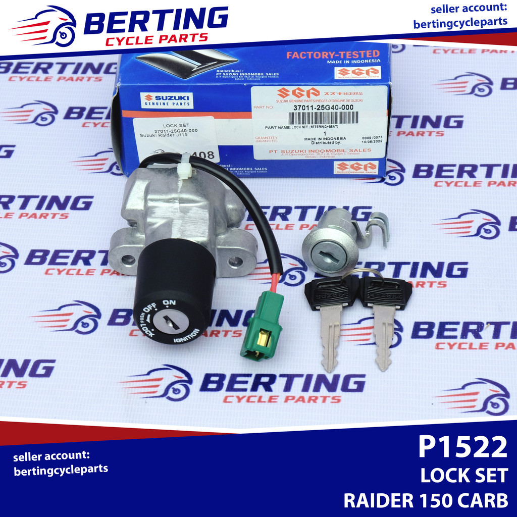 SGP IGNITION SWITCH Suzuki Raider 150 Carb Genuine 3701125G40000