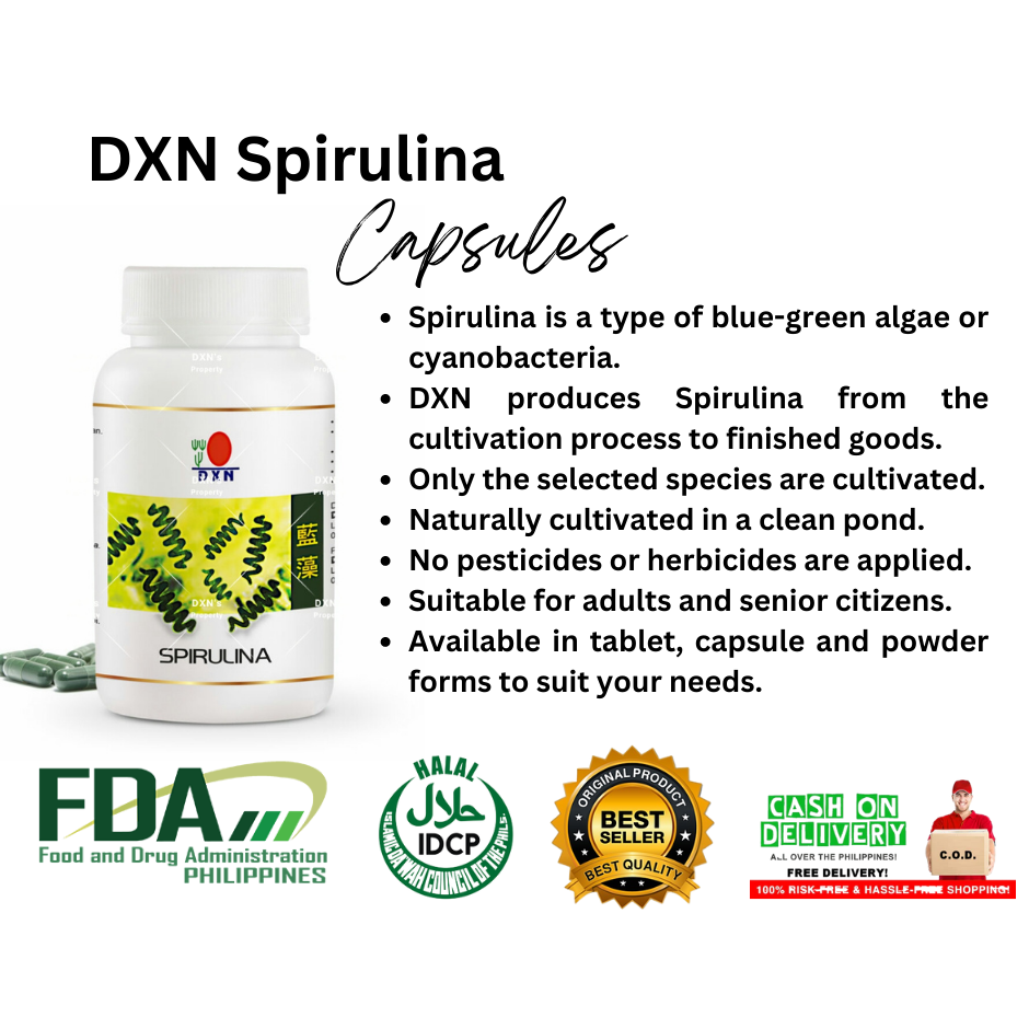 DXN Spirulina Capsules Shopee Philippines