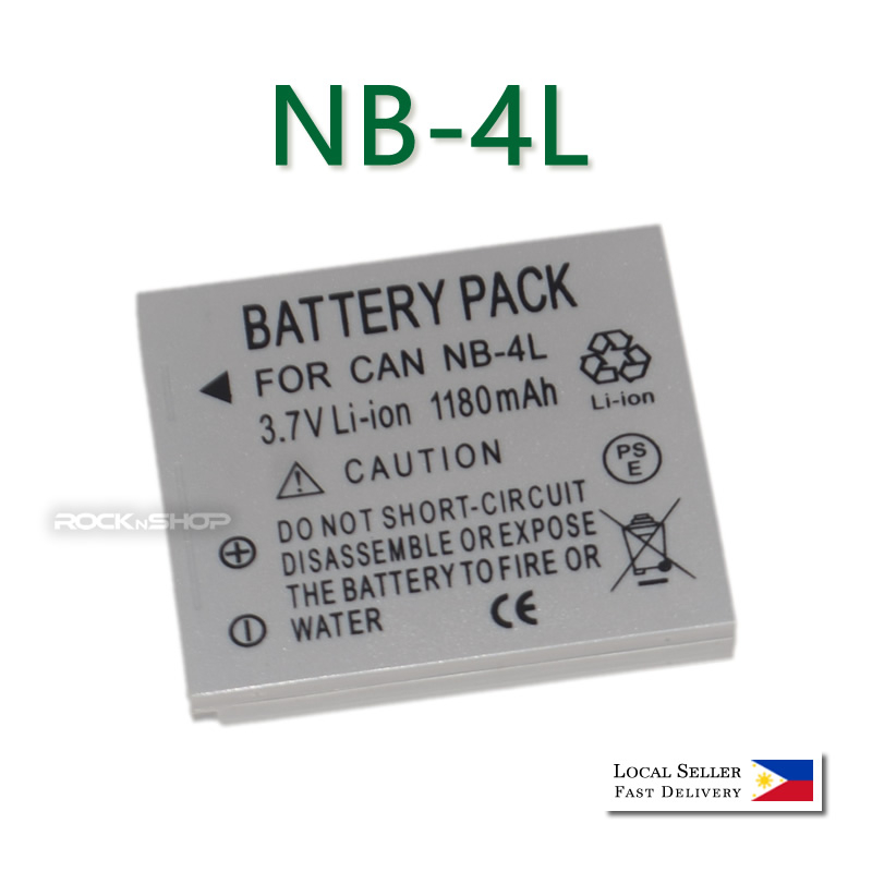 YUEFANSEN Batteria NB-4L 1400mAh Per Canon IXUS E PowerShot – Sostitutiva Con Protezioni Di Sicurezza - 2