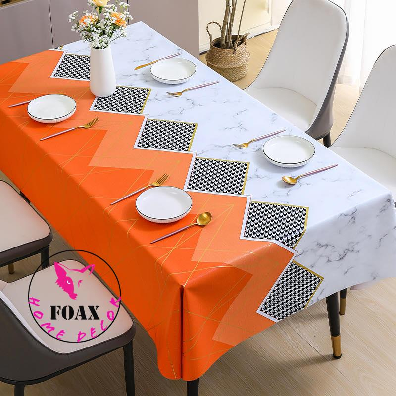 PVC table cloth, waterproof Nordic triangle table cloth dustproof