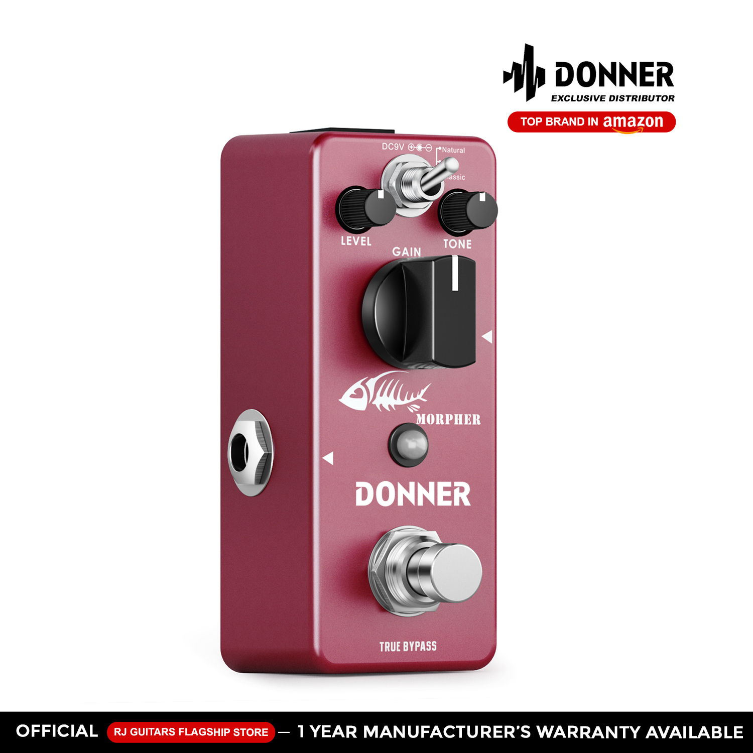 Donner Distortion Guitar Pedal, Morpher Distortion | Shopee